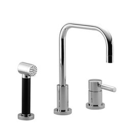 Meta.02 | Two-hole Mixer With Handspray Set | Collection By Dornbracht - Kitchen Faucets
