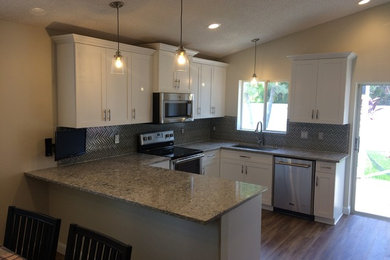 Kitchen - transitional kitchen idea in Miami