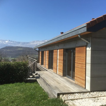 Maison passive à brié et angonnes, construite sous (RT 2005)