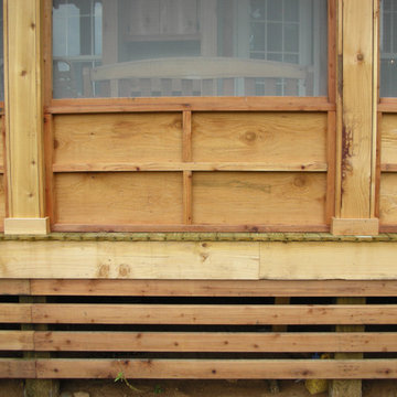 Cedar & Rosewood Screened Porch Addition | Oxford, MS