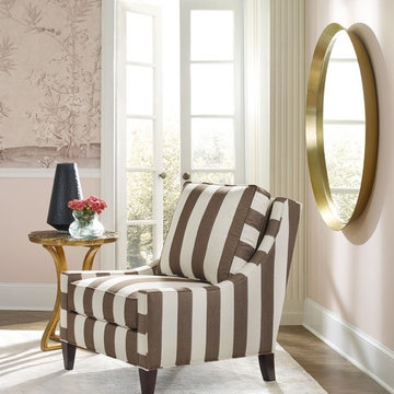 Hooker Furniture Cynthia Rowley Gold Bois Round Accent Table