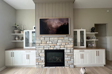 Living room Fireplace Built Ins