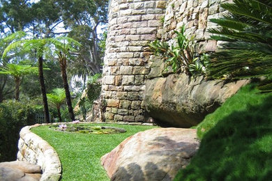 シドニーにあるトラディショナルスタイルのおしゃれな庭の写真