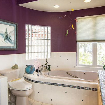 Colorful Accessible Bathroom