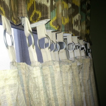 Custom-made drapery panels