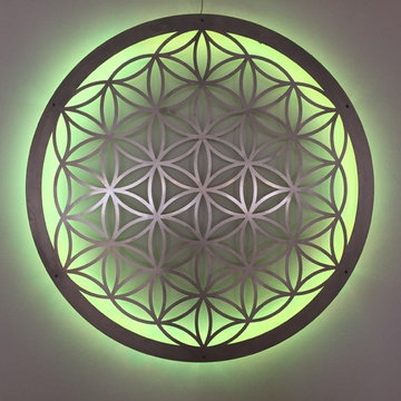 Yogastudio in Augsburg - Lebensblume Gelb/Gold