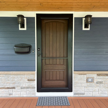 Deep Ocean James Hardie Siding & Exterior Remodel in Northbrook, IL