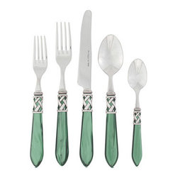 Aladdin Green Brilliant Flatware - Dinnerware