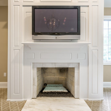The Brady Bunch --Master Bedroom Fireplace