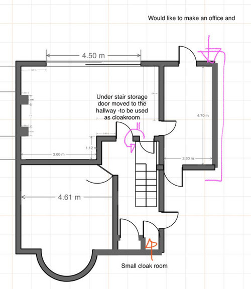 utility/ home office - floor plan help -possible ? | Houzz UK