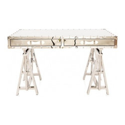 Johnson Modern Desk White - Products