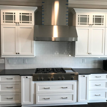Custom Amish Cabinetry and Waypoint Cabinetry- Extra White and Peppercorn Grey