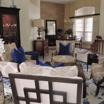 Oriental Formal Living & Dining Room