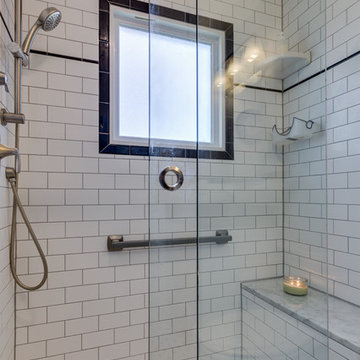 Small White Bathroom Remodel Frederick, MD