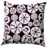 Algoa Treasure Outdoor Pillow, Purple, 20"x20"