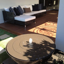 Modern Water Feature - 1000mm Diam - Outdoor Fountains
