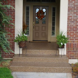 Front Patio Premium Concrete Coating - After - Products