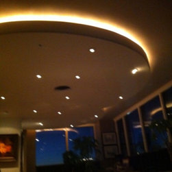 Lighting in High-Rise Condo - Flush-mount Ceiling Lighting