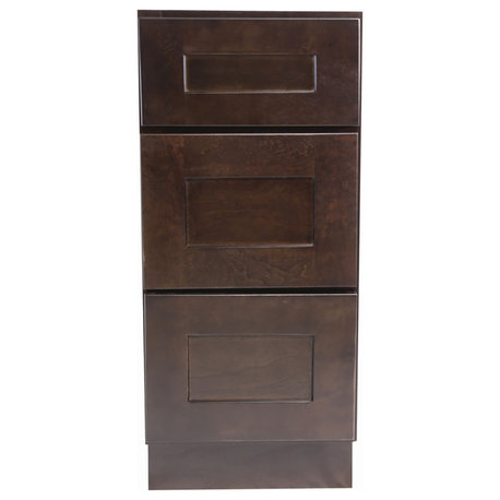 Design House 562033 Brookings 12"W x 34-1/2"H Base Cabinet - Espresso