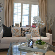 gray living room