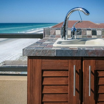NATURE KAST - WEATHER PROOF CABINETS ( OUTDOOR KITCHEN SPACES)