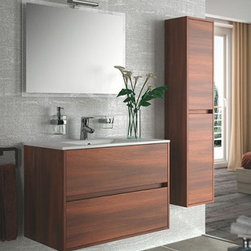 Conjunto Salgar Noja 60 Wengu&eacute; - Bathroom Vanities And Sink Consoles