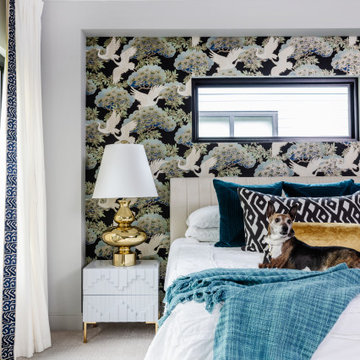 Colorful and Whimsical Master Bedroom