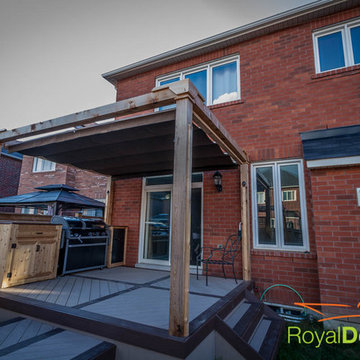 Deck with octo pergola