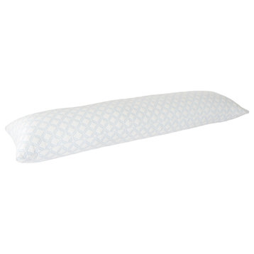 Memory Foam Body Pillow Stay Cool Cover Provides Cooling Relief Lavish Home