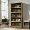 Sauder Select Engineered Wood 5 Shelf Bookcase in Lintel Oak