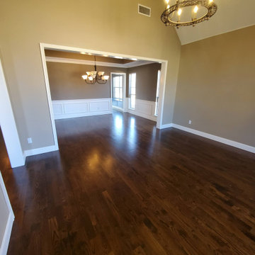 Contemporary Remodel Entry and Dining Room