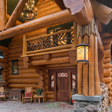 Big Moose, New York Log Home