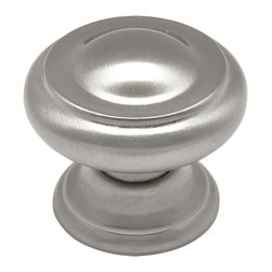 Door Corner - Cosmas 3317 Cabinet Knob, Set of 10, Satin Nickel - Cabinet And Drawer Knobs