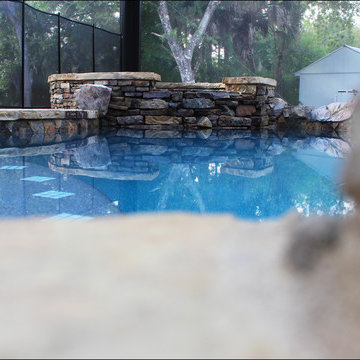Custom Real Rock Swimming Pools