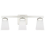 Capital Lighting - Baxley Three Light Vanity, Polished Nickel - 3 Light Vanity in Polished Nickel from the HomePlace Lighting Baxley Collection