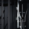 Platinum Anzio Walk-in Steam Shower Sauna Spa w/ jets Smart TV Bluet, Black, Lef