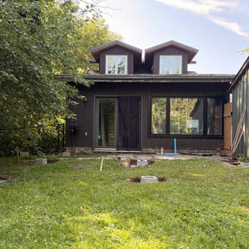 Custom Pressure-Treated Backyard Deck in Barrie, Ontario