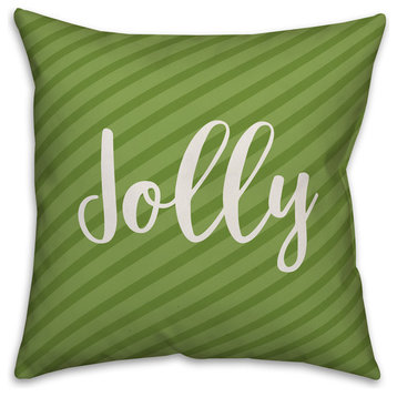 Jolly 18"x18" Throw Pillow Cover