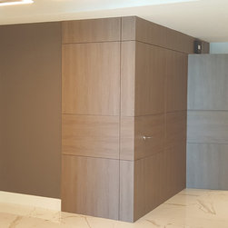 Wood Wall Panels with matching doors by Dayoris - Wall Accents