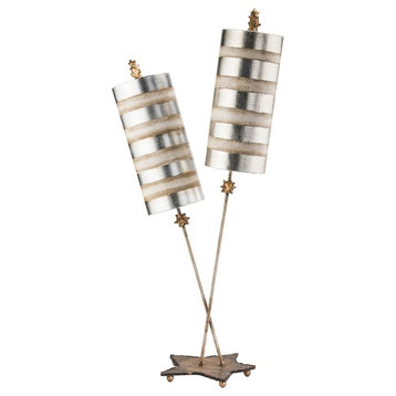 Nettle Luxe Table Lamp, Silver