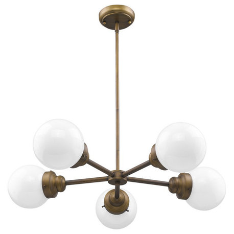 Acclaim Portsmith 5-Light Chandelier IN21223RB - Raw Brass