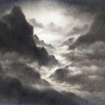 Fine art by Wang Wuxie (b. 1936)
