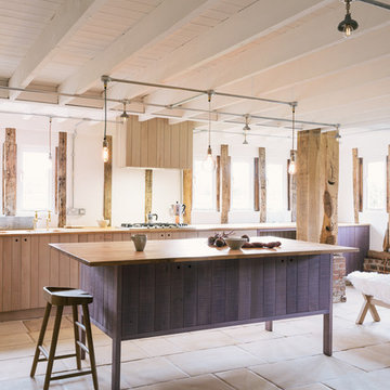 The Hampshire Barn Sebastian Cox Kitchen by deVOL