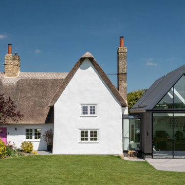 Listed Building repairs and contemporary extension  Great Eversden