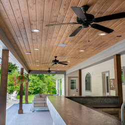 Roof Extension - Outdoor Flush-mount Ceiling Lighting