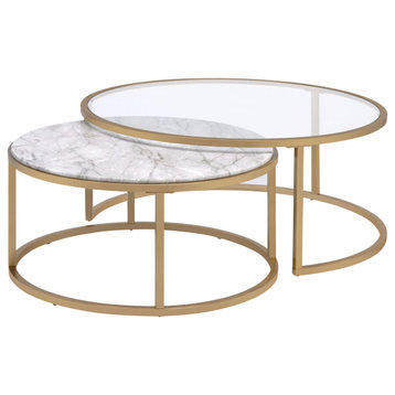 Acme Furniture Coffee Table Set, 2-Piece Pk 81110