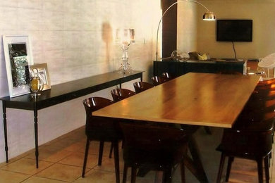 Dining room - eclectic dining room idea in Other