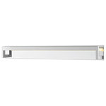 Z-Lite - Z-Lite 1925-48V-CH-LED Linc - 48" 38W 1 LED Bath Vanity - Play up the eye-catching look of geometric shapesLinc 48" 38W 1 LED B Chrome Frosted Glass *UL Approved: YES Energy Star Qualified: n/a ADA Certified: n/a  *Number of Lights: Lamp: 1-*Wattage:38w LED bulb(s) *Bulb Included:Yes *Bulb Type:LED *Finish Type:Chrome