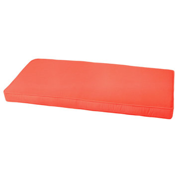 Coral Outdoor Corded Bench Cushion, 37x17x2