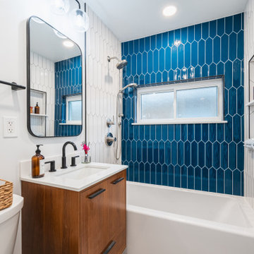 Thoughtfully Designed of Three Plumbing Fixtures Bathroom